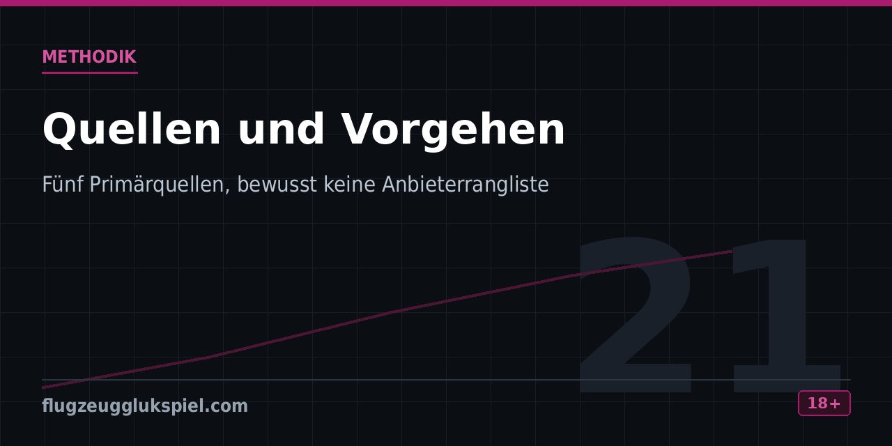 Zusammenstellung der verwendeten Primärquellen und des redaktionellen Vorgehens